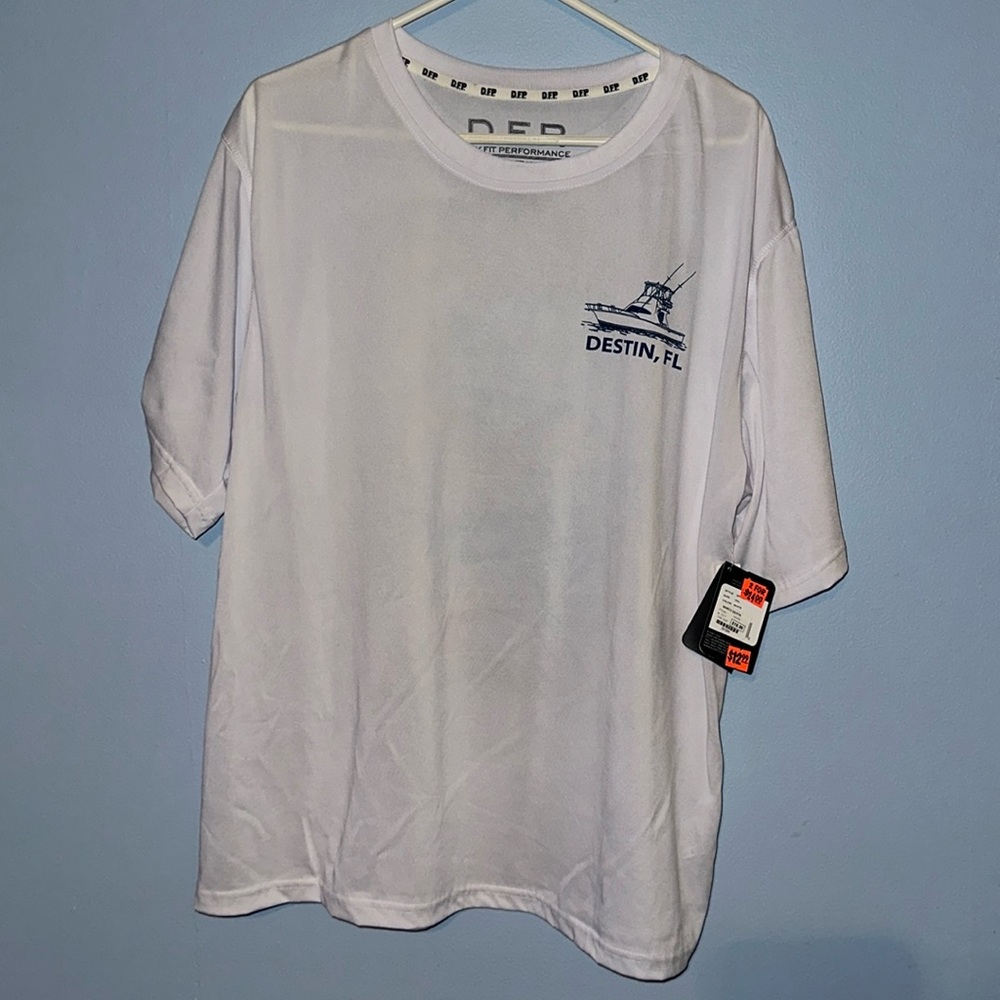 Men’s XXL Destin Florida fishing dri fit DEP shirt